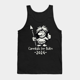 Cannibals for Biden 2024 Tank Top